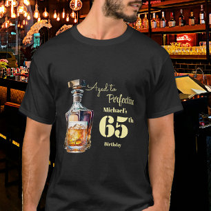 Zum perfekten Alter gereifter Männer-Whiskey-Gebur T-Shirt