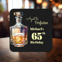 Zum perfekten Alter gereifter Whiskey-Geburtstag f