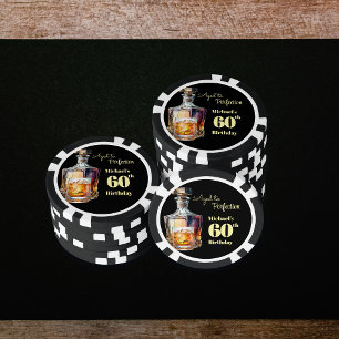 Zum perfekten Alter gereifter Whiskey zum 60. Gebu Pokerchips