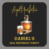 Zum perfekten Alter Zigarren Whisky 60. Geburtstag