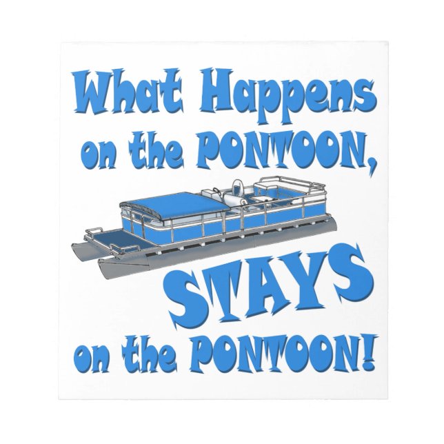 Zum Pontoon Notizblock (Vorderseite)