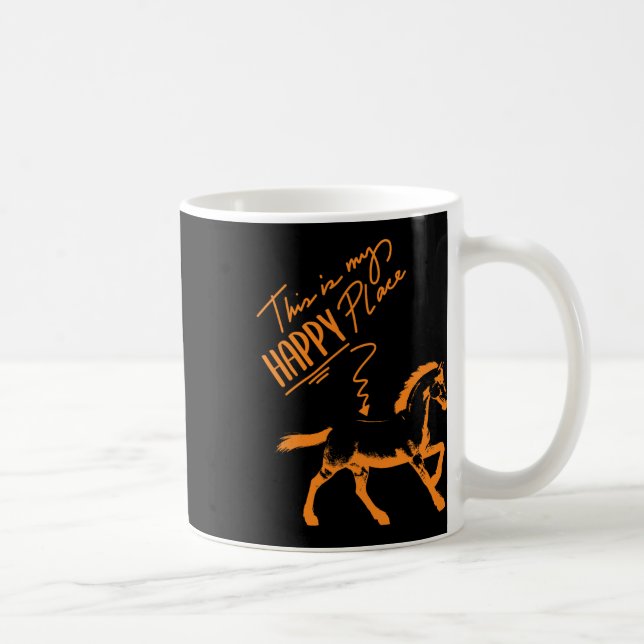 Zum Reiten Geboren Pferde Girl Rider Kaffeetasse (Rechts)