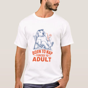 Zum Schlafen Geborener Retriever T-Shirt