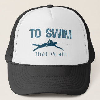 Zum Schwimmen Truckerkappe