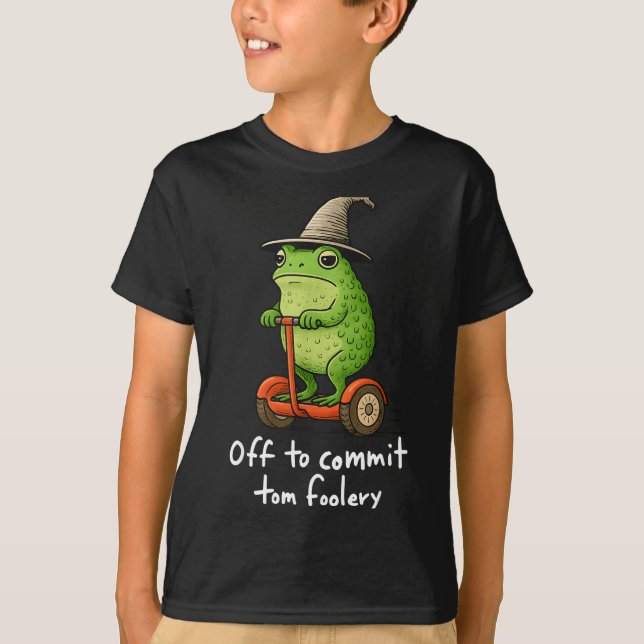 Zum Shirt Whimsical Frosch Zauberer Meme Aus (Vorderseite)