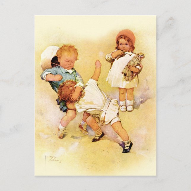 Zum Sieger, der zu den Spoils gehört Postkarte (Vorderseite)