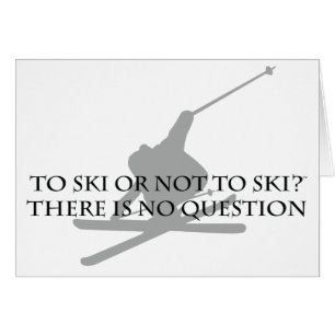 Zum Ski oder nicht Ski fahren