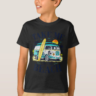 Zum Strand Surf Sommer Reise Urlaub T-Shirt