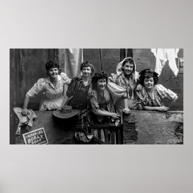 Zum Tag der Wäsche 1892 Poster (Vorne)