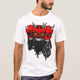 Zum Teufel_Lufer_Kopf_de_Mort_Crane_Barbe_Hips T-Shirt