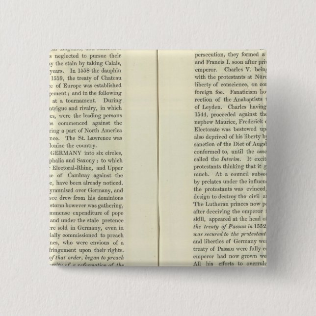 Zum Tod von Charles V. 1551 Button (Vorderseite)