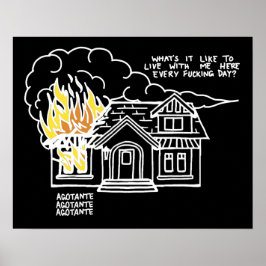 Zum Tode-Herz-Poster Poster