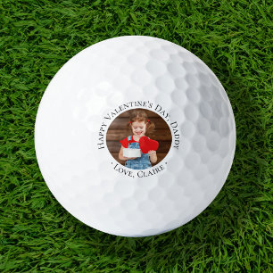 Zum Valentinstag Daddy Custom Foto Golf Ball