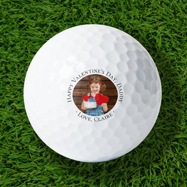 Zum Valentinstag Daddy Custom Foto Golf Ball (Von Creator hochgeladen)