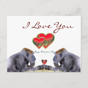 Zum Valentinstag Feiertagspostkarte