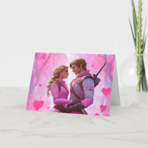 Zum Valentinstag Karte zum Teamwork