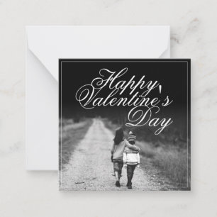 Zum Valentinstag - Seite an Seite Mitteilungskarte