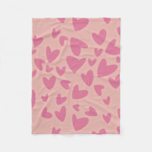 Zum Valentinstag Thema Fleecedecke