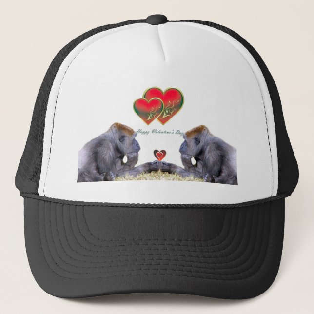 Zum Valentinstag Truckerkappe (Vorderseite)