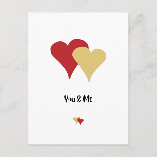 Zum Valentinstag - Valentinstag für Liebhaber Feiertagspostkarte (Vorderseite)