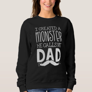 Zum Vater ab dem Tag des Sohnes Vater 1 Sweatshirt