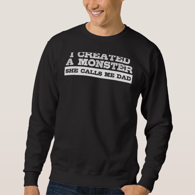 Zum Vater vom ersten Tag des Vaters Sweatshirt (Vorderseite)