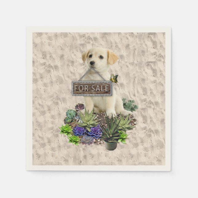 Zum Verkauf angebotene Succula Serviette (Vorderseite)