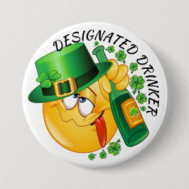 Zum Verkauf benannter Drinker St. Patrick's Day Button