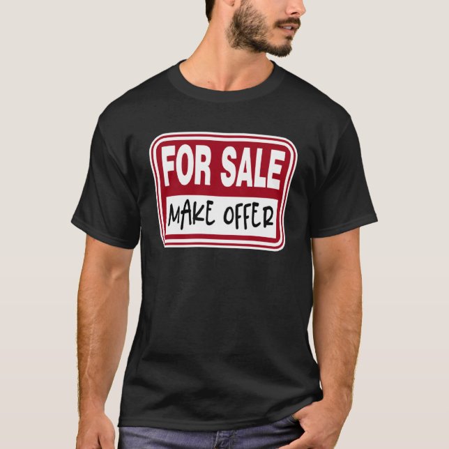 Zum Verkauf stellen Sie ein grafisches Angebot zur T-Shirt (Vorderseite)