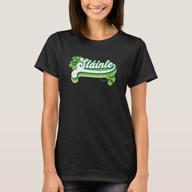 Zum Wohl St Patricks Day Prost Gesundheit Spaß Tri T-Shirt (Vorderseite)