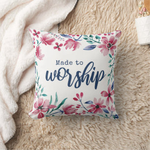 Zum Worship Throw Kissen gemacht