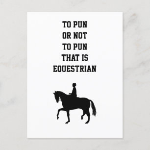 zum Wortspiel oder nicht zum Wortspiel Postkarte