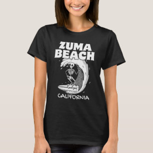 ZUMA BEACH CALIFORNIA Surf Vintag Retro Surfing T-Shirt
