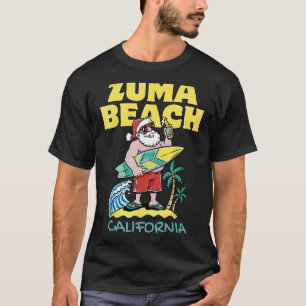 ZUMA BEACH CALIFORNIA Weihnachten Surfen T-Shirt