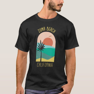 Zuma Beach Kalifornien Boho Vintage Urlaubsandenke T-Shirt