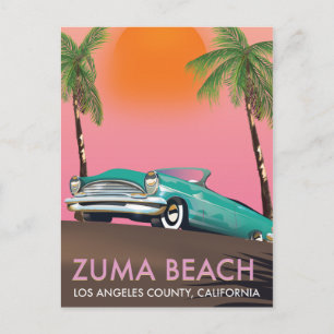 Zuma Beach Los Angeles Landkreis Kalifornien Postkarte