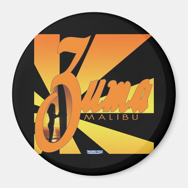 Zuma Beach Sunset Magnet (Vorne)