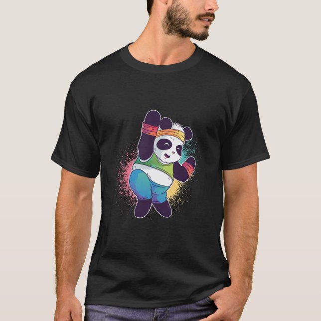 Zumba Panda T-Shirt (Vorderseite)