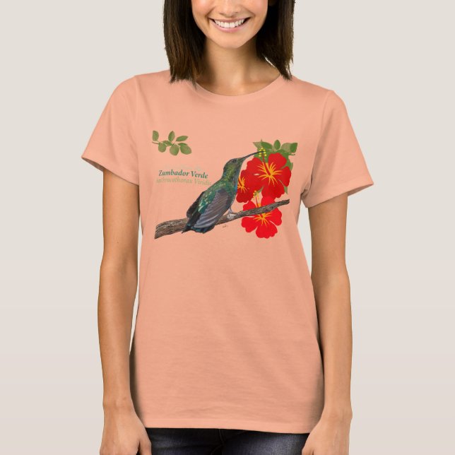 Zumbador Verde de Puerto Rico/Green Mango Shirt (Vorderseite)