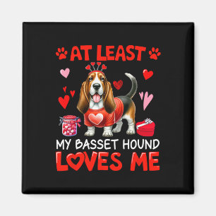 Zumindest liebt mich mein Wett-Hund am Valentinsta Magnet
