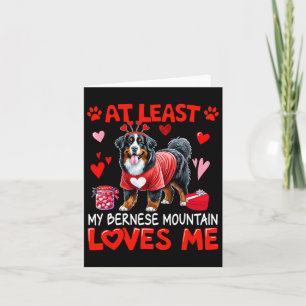 Zumindest mein Berner Berg liebt mich Valentin Karte