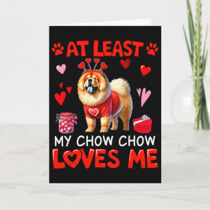 Zumindest mein Chow-Chow, der mich liebt, Single z Karte