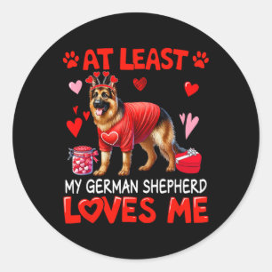 Zumindest mein deutscher Schäferhund, der mich am Runder Aufkleber