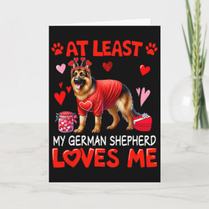 Zumindest mein deutscher Schäferhund liebt mich zu Karte