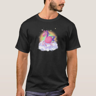 Zuna The Unicorn Colorful Rainbow Fantasy T-Shirt