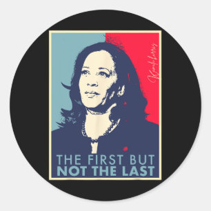 Zunächst aber nicht die letzte Kamala Harris Vp Vi Runder Aufkleber