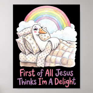 Zunächst denkt Jesus, ich bin eine entzückende Gan Poster