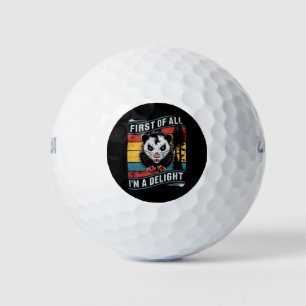 Zunächst einmal bin ich ein entzückendes lustiges golfball