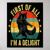 Zunächst einmal bin ich eine Freude brüllende Katz