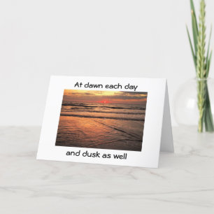 ZUNÄCHST IN MEINEM UND IN MEINEM HERZEN VERMISSTEN KARTE